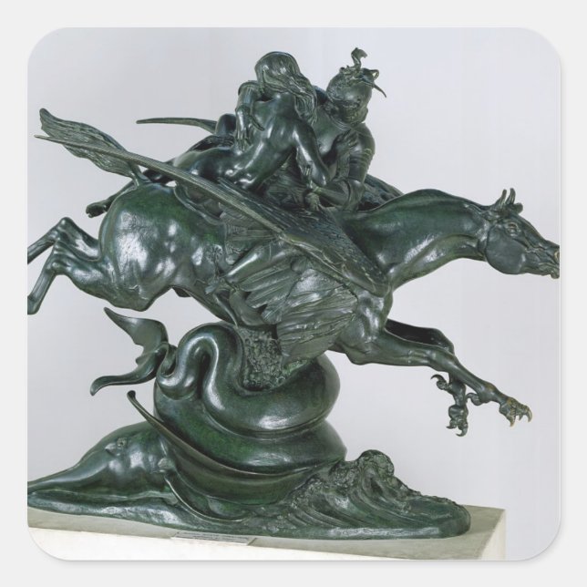 Ruggiero and Angelica Square Sticker (Front)