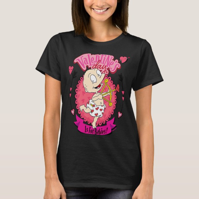 Rugrats Valentine's Day Is for Babies With Tommy P T-Shirt (Front)