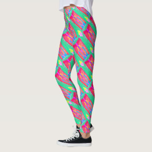 Rugs and Rags abstract pure art supreme            Leggings