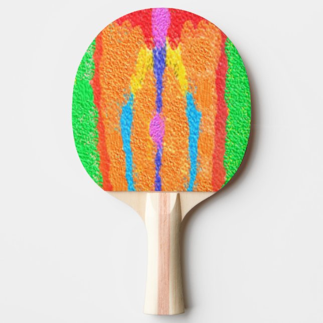 Rugs and Rags abstract pure art supreme            Ping Pong Paddle (Front)