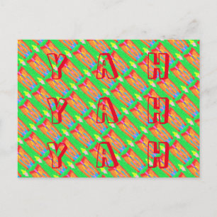 Rugs and Rags abstract pure art supreme            Postcard