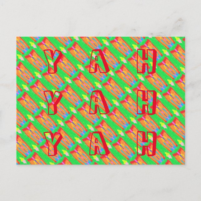 Rugs and Rags abstract pure art supreme            Postcard (Front)