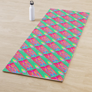 Rugs and Rags abstract pure art supreme Yoga Mat