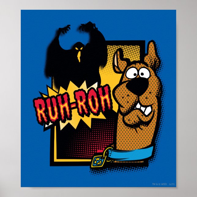 Ruh-Roh Scooby-Doo and a Ghost Poster (Front)