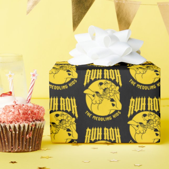 Ruh Roh Scooby-Doo The Meddling Kids Icon Wrapping Paper (Birthday Party)