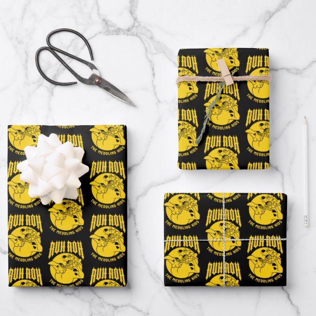 Ruh Roh Scooby-Doo The Meddling Kids Icon Wrapping Paper Sheet (Front)