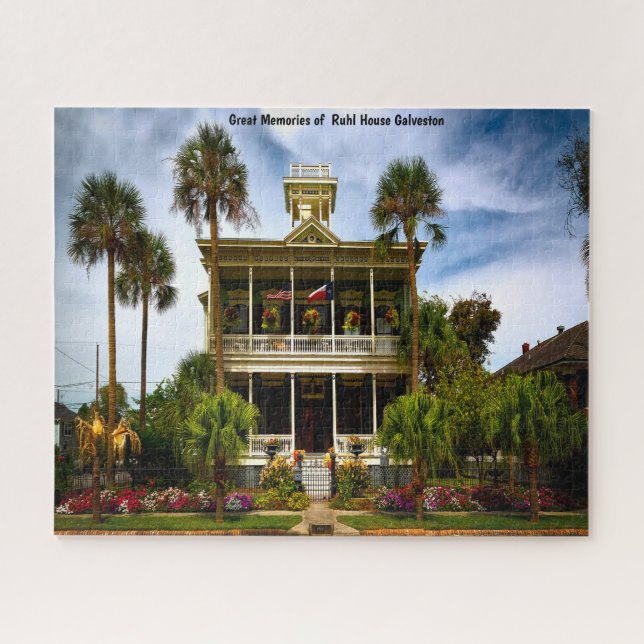 Ruhl House Galveston. Jigsaw Puzzle (Horizontal)