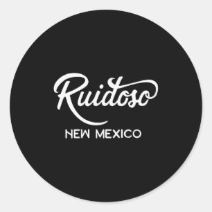 Ruidoso New Mexico Unique Vacation Souvenir  Classic Round Sticker