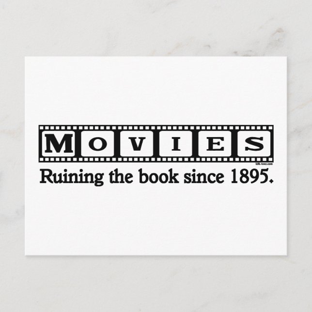 Ruining the Book Postcard (Front)