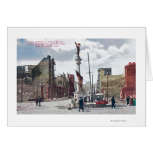 Ruins Along Mason Street, Union Square Statute