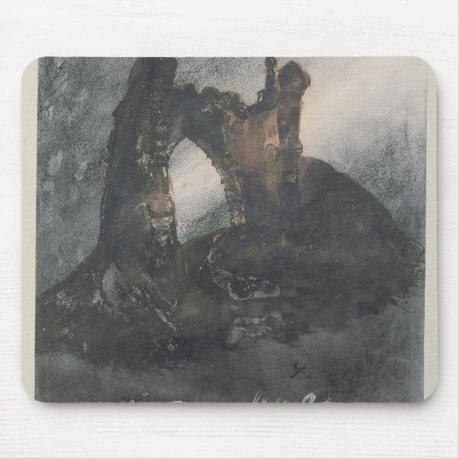 Ruins at Groz-Nez, Jersey, or The Arch Mouse Mat (Front)