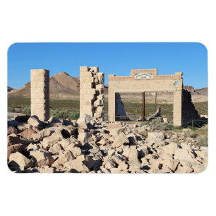 Ruins at Rhyolite Ghost Town, Nevada Magnet