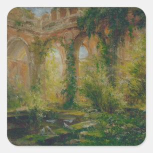 Ruins – Cour des comptes Ballroom Square Sticker