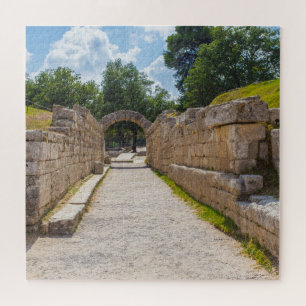 ruins in Ancient Olympia, Elis, Greece Jigsaw Puzzle