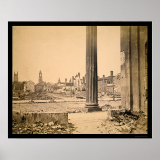Ruins in Charleston, South Carolina 1865 Poster