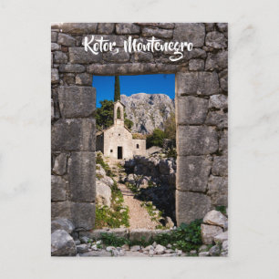 Ruins in Kotor, Montenegro Postcard