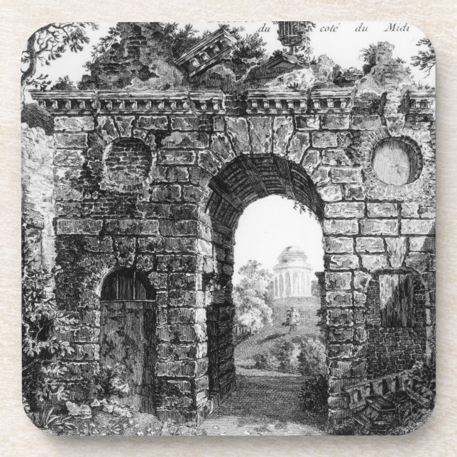 Ruins in the middle of Kew Gardens, from 'The Gard Coaster (Front)