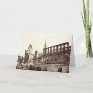 Ruins near the Powder Magazine, Ypres, June 1915 Card