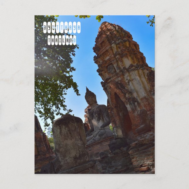 Ruins of Ayutthaya Kingdom Postcard (Front)