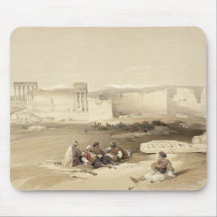 Ruins of Baalbec, May 5th 1839, plate 77 from Volu Mouse Mat