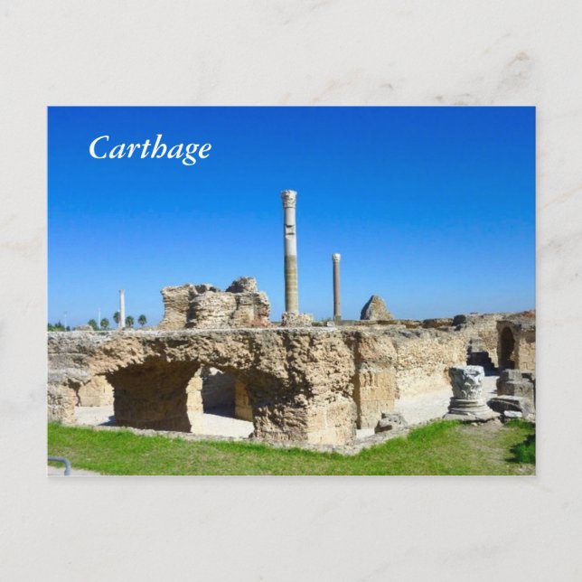 Ruins of Carthage postcard (Front)