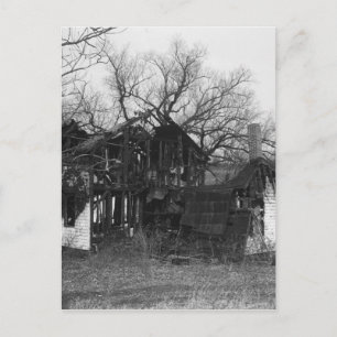 Ruins of farmhouse postcard