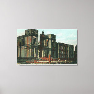 Ruins of St. Ignatius Cathedral and School Canvas Print