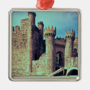 Ruins of the Castle of the Knights Templar Metal Tree Decoration
