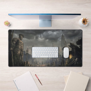 Ruins of the Colossus City Desk Mat