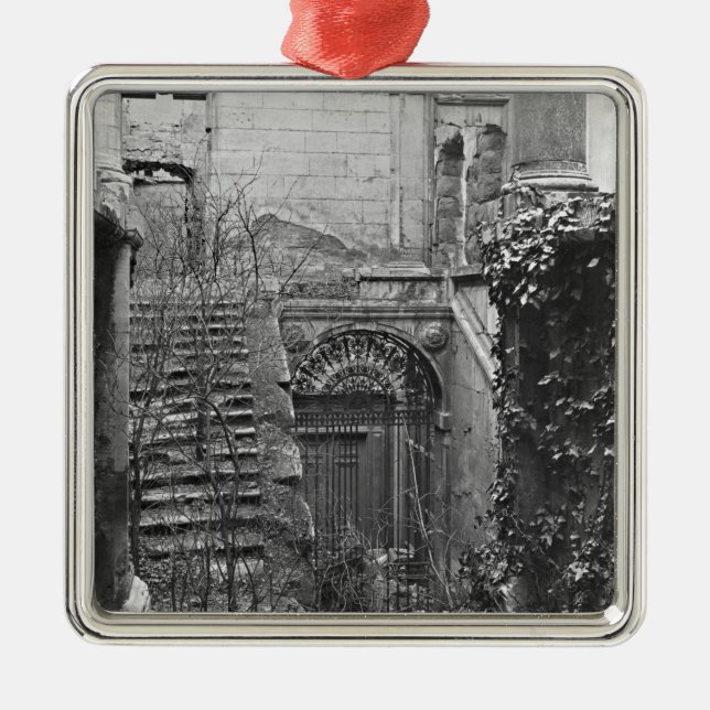 Ruins of the Cour des Comptes Metal Tree Decoration (Front)