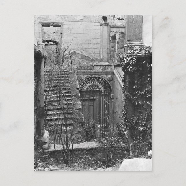 Ruins of the Cour des Comptes Postcard (Front)