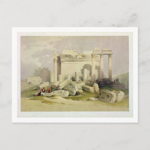Ruins of the Eastern Portico of the Temple of Baal Postcard