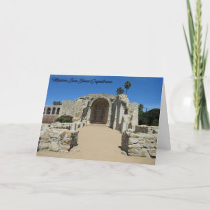 Ruins of the Great Stone Church, CA - card