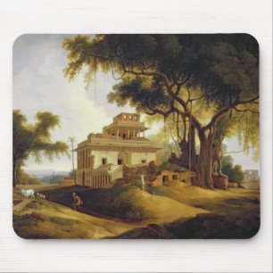 Ruins of the Naurattan, Sasaram, Bihar, 1811 (oil Mouse Mat