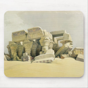 Ruins of the Temple of Kom Ombo, from "Egypt and N Mouse Mat