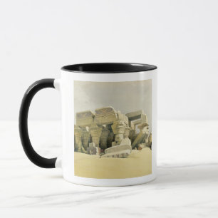 Ruins of the Temple of Kom Ombo, from "Egypt and N Mug