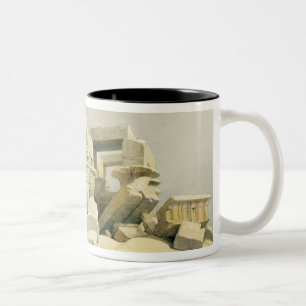 Ruins of the Temple of Kom Ombo, from "Egypt and N Two-Tone Coffee Mug