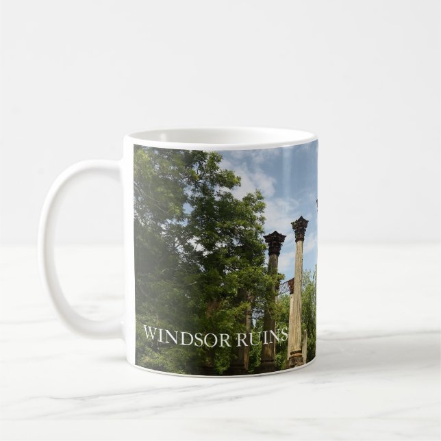 Ruins of Windsor Mississippi Coffee Mug (Left)