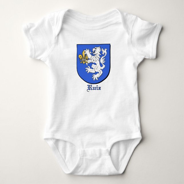 Ruiz Family Shield Infant Creeper (Front)