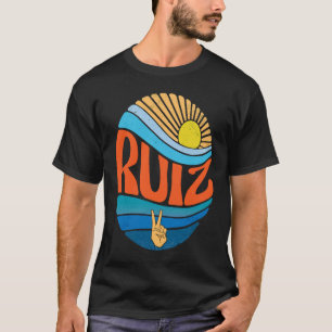Ruiz  Vintage Sunset Ruiz Groovy Tie Dye T-Shirt