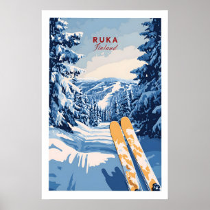 Ruka Ski Trail Print 1