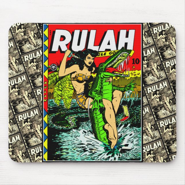 Rulah Comics Mousepad (Front)