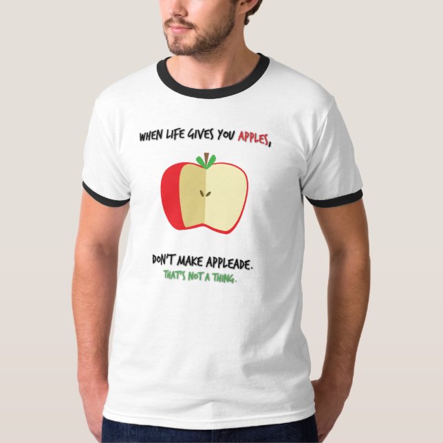 Rule 1: Apples T-Shirt (Front)