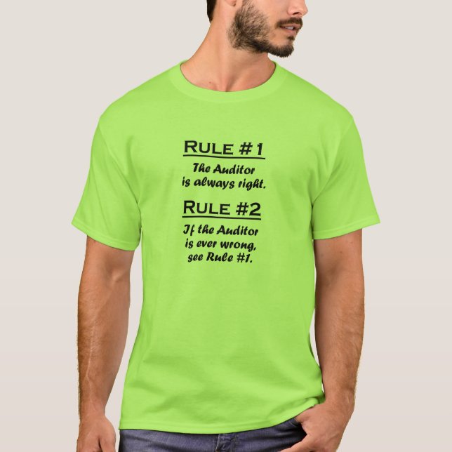 Rule Auditor T-Shirt (Front)