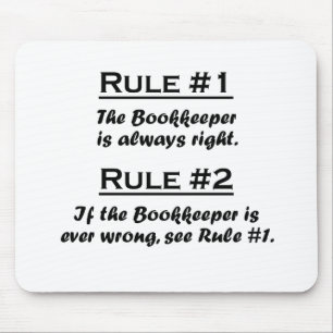 Rule Bookkeeper Mouse Mat