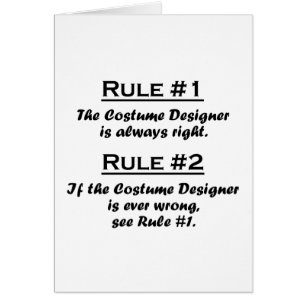 Rule Costume Designer