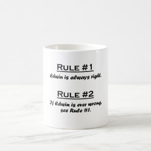 Rule Edwin Coffee Mug