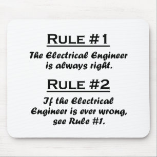 Rule Electrical Engineer Mouse Mat