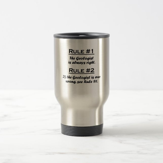 Rule Geologist Travel Mug (Center)