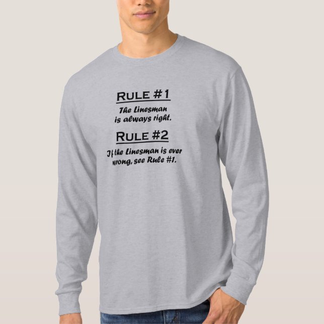 Rule Linesman T-Shirt (Front)